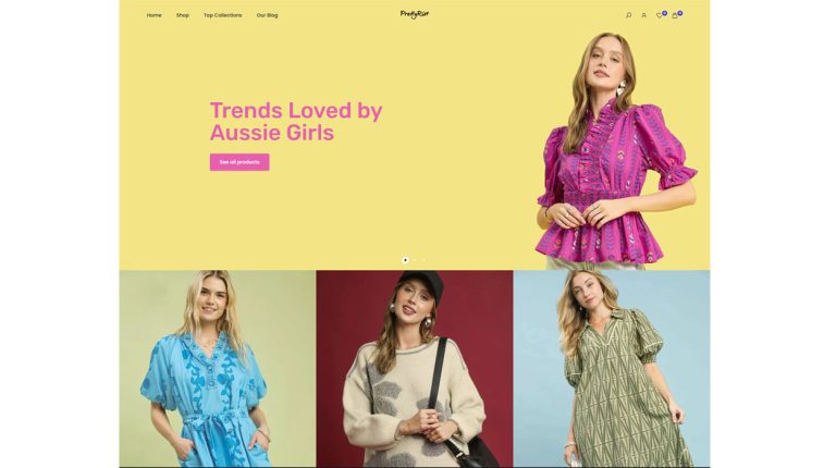 PrettyRiot.shop - Shopify Dropshipping Store